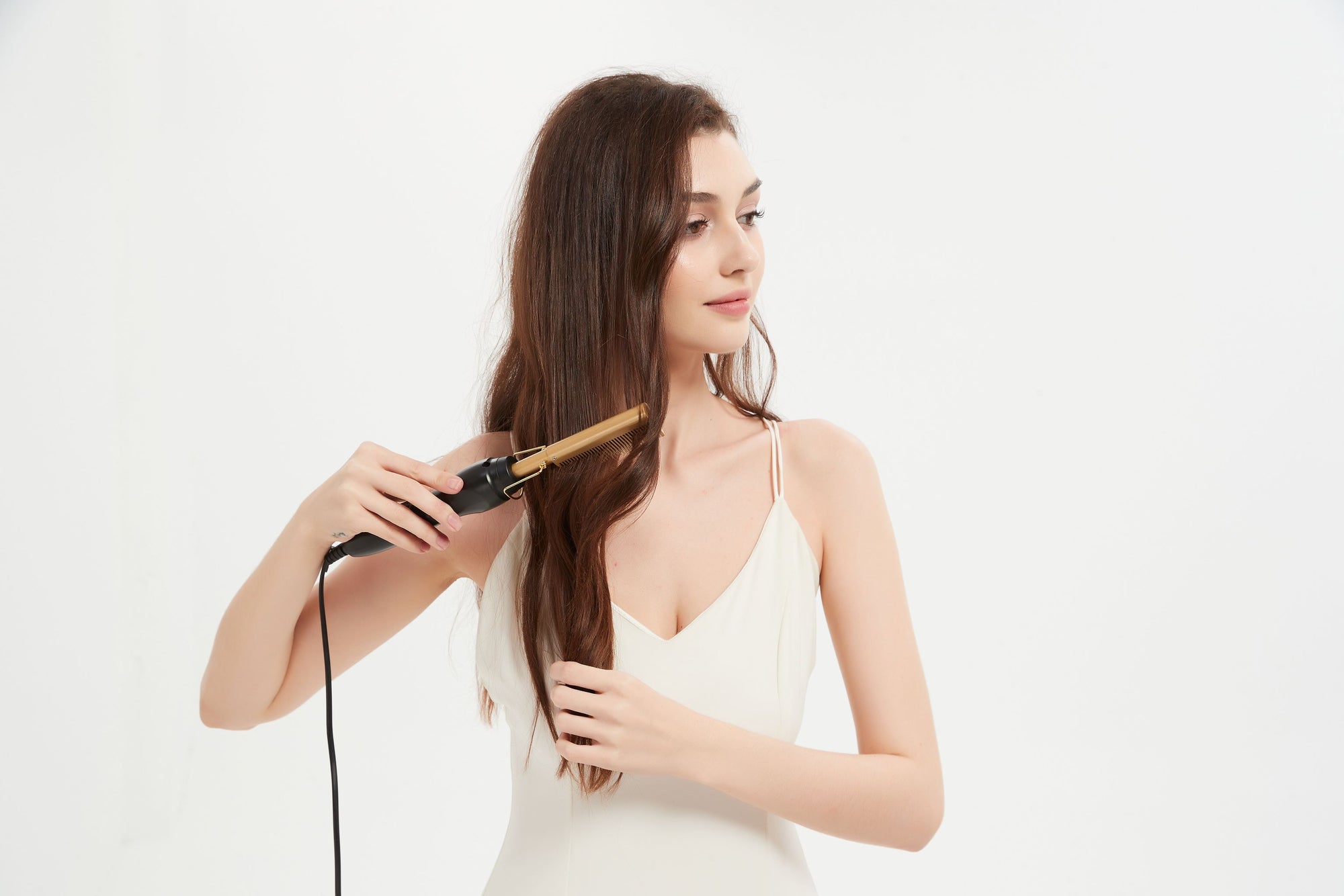 FrizzFree 2-in-1 Hair Straightener &amp; Curler