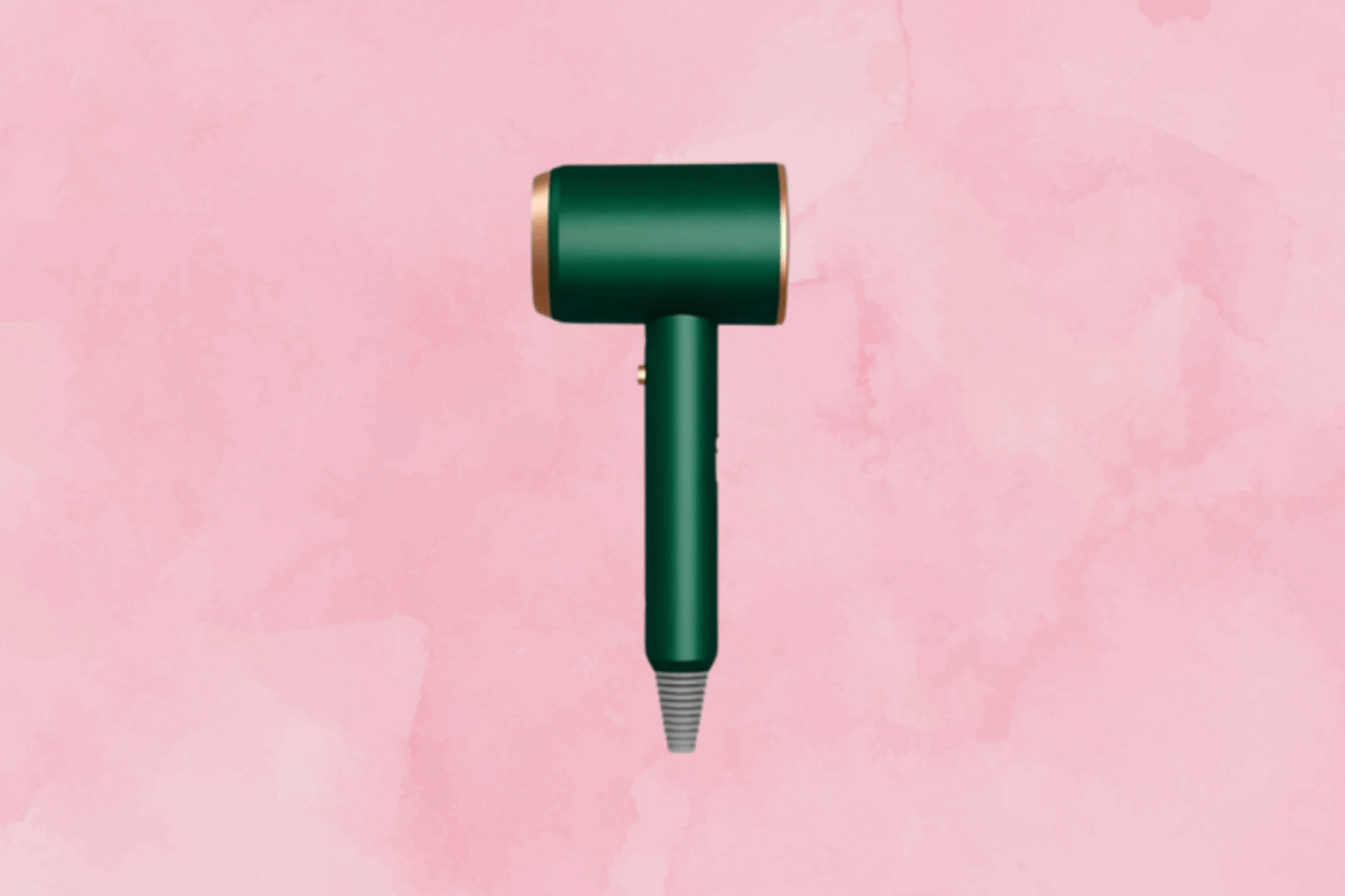 BellaDry Pro Hair Dryer in a fresh green color, perfect for a unique and refreshing appearance.