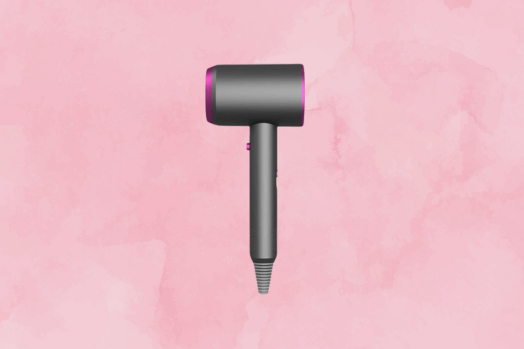 BellaDry Pro Hair Dryer in an elegant grey color, suitable for a sophisticated aesthetic.