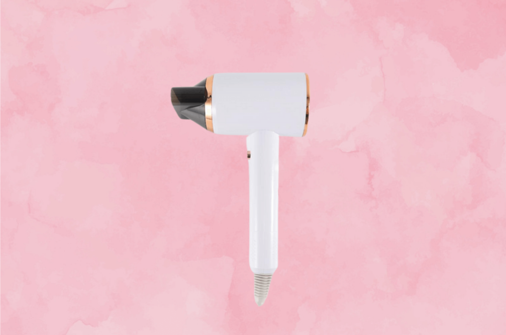 BellaDry Pro Hair Dryer in a clean white color, offering a stylish and modern look.