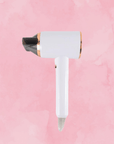 BellaDry Pro Hair Dryer in a clean white color, offering a stylish and modern look.